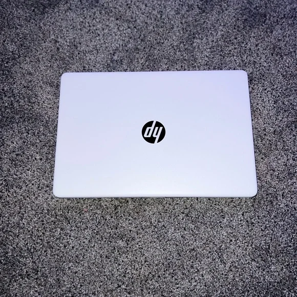 White HP 15.6” display laptop Laptops